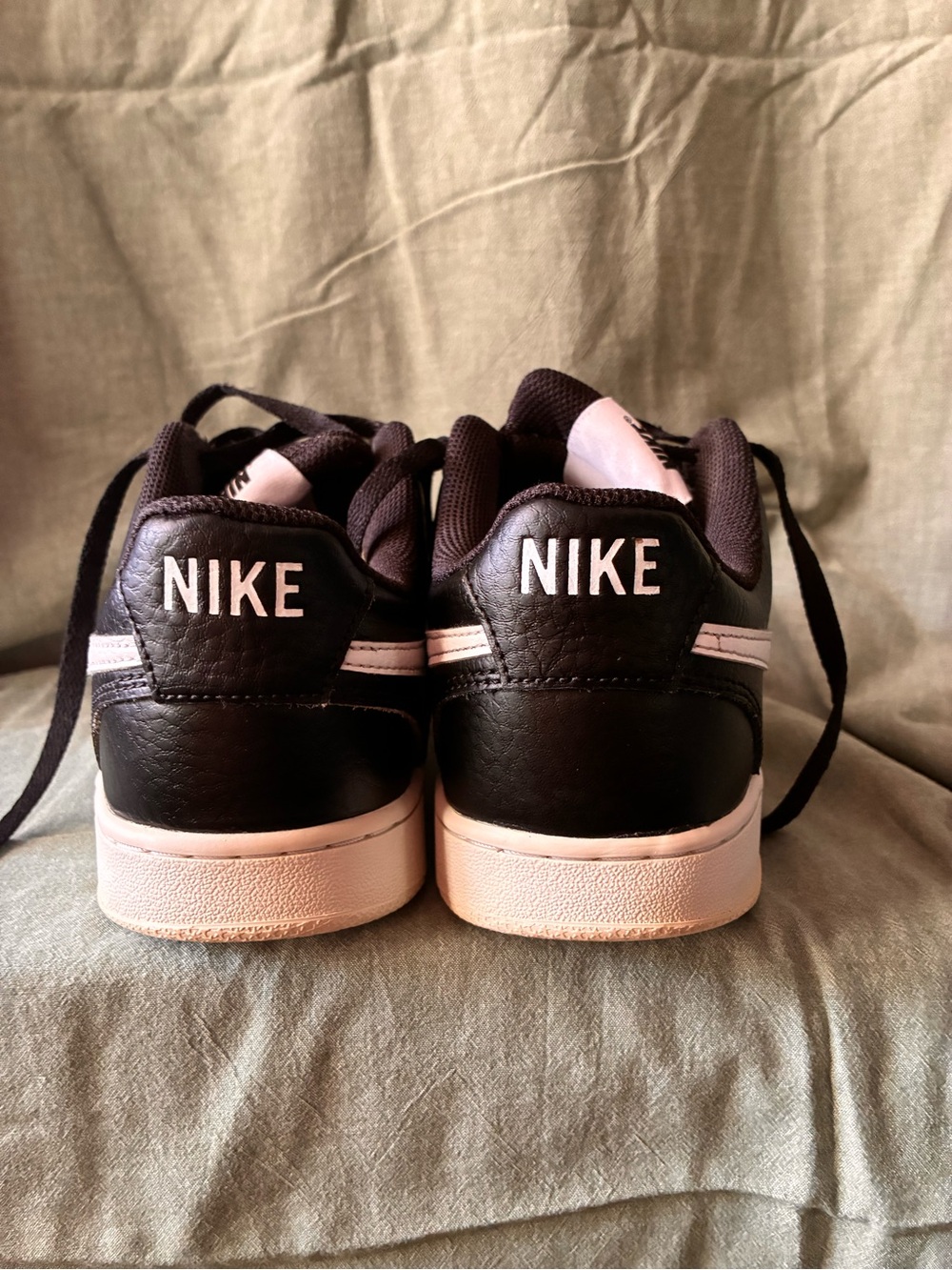 Nike Black Sneakers with White Swoosh - Picture 9 of 16